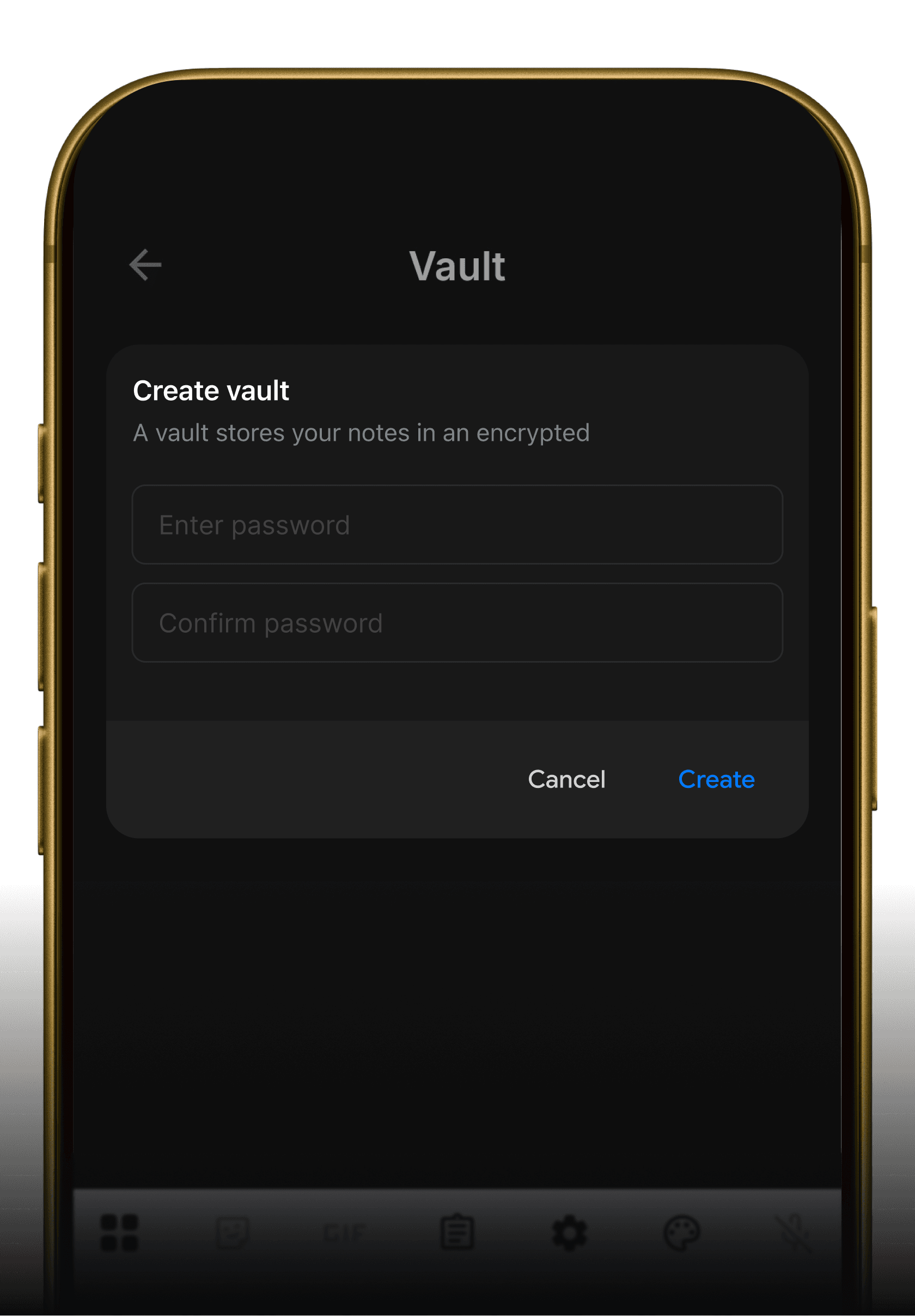 Kho Vault bảo vệ ghi chú nhạy cảm trên điện thoại